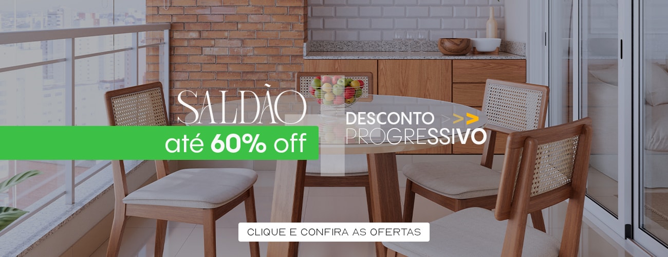 Desconto progressivo em móveis exclusivos - Móveis Gruber
