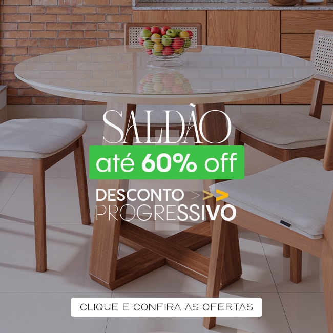 Desconto progressivo em móveis exclusivos - Móveis Gruber