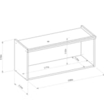 Armário Aéreo De Cozinha 1 Porta Basculante 80cm Amajari