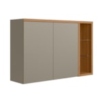 Armário Aéreo De Cozinha 2 Portas 120cm Turan