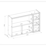Armário Aéreo De Cozinha 2 Portas 120cm Turan