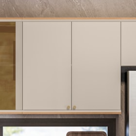 Armário Aéreo De Cozinha 80cm Palas 2 Portas