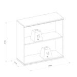 Armário Aéreo De Cozinha 80cm Palas 2 Portas