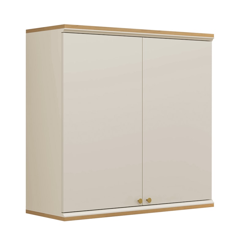 Armário Aéreo De Cozinha 80cm Palas 2 Portas