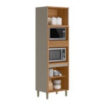 Armário De Cozinha Torre Quente 2 Nichos 70cm Turan