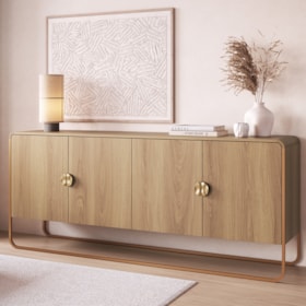 Balcão Buffet 4 Portas Luna 180cm