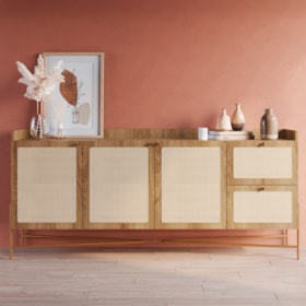 Balcão Buffet Oslo 183cm 3 Portas