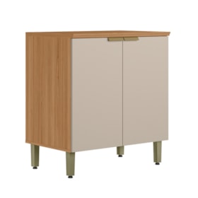 Balcão De Cozinha Com Tampo 80cm Amajari 2 Portas