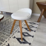 Banqueta Giratória Baixa Andrew 47cm