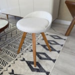 Banqueta Giratória Baixa Andrew 47cm