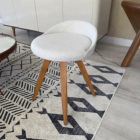 Banqueta Giratória Baixa Andrew 47cm