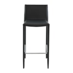 Banqueta Maguire em PVC - Preto