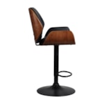 Banqueta Robinson C/ Base de Disco Preto
