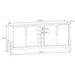 Buffet Adega Vegas 190cm