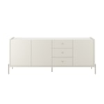 Buffet Jasper Com 3 Portas E 3 Gavetas Off White Fosco E Champagne