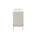 Buffet Jasper Com 3 Portas E 3 Gavetas Off White Fosco E Champagne