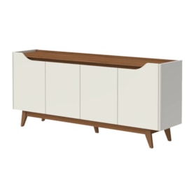 Buffet Pulse Off White Fosco E Canela - Outlet