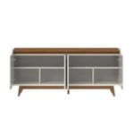 Buffet Pulse Off White Fosco E Canela - Outlet