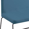 Cadeira Andy C/Pés em Aço Carbono - Azul Jeans
