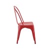 Cadeira Apolo Vintage em Aço Carbono - Vermelho