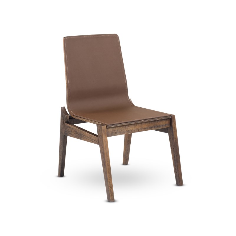 Cadeira Beltrán em Madeira Maciça - Rustic Brown