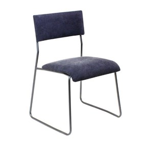 Cadeira Bertoia em Aço Carbono - Azul Forte