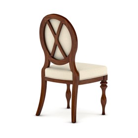 Cadeira Clifford em Madeira Maciça - Castanho