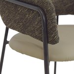 Cadeira Cobbie C/ Estrutura em Aço Carbono - Café