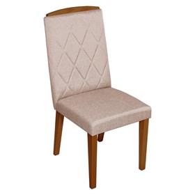 Cadeira Daisy em Madeira Maciça - Natural/Linked 75