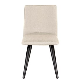 Cadeira Dakota C/ Base Fixa Preto - Off-white