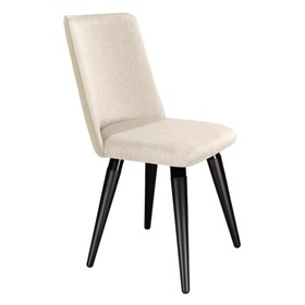 Cadeira Dakota C/ Base Fixa Preto - Off-white