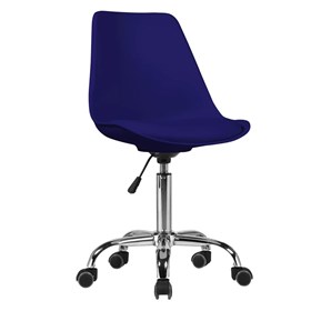 Cadeira de Escritório Eames em Polipropileno - Azul