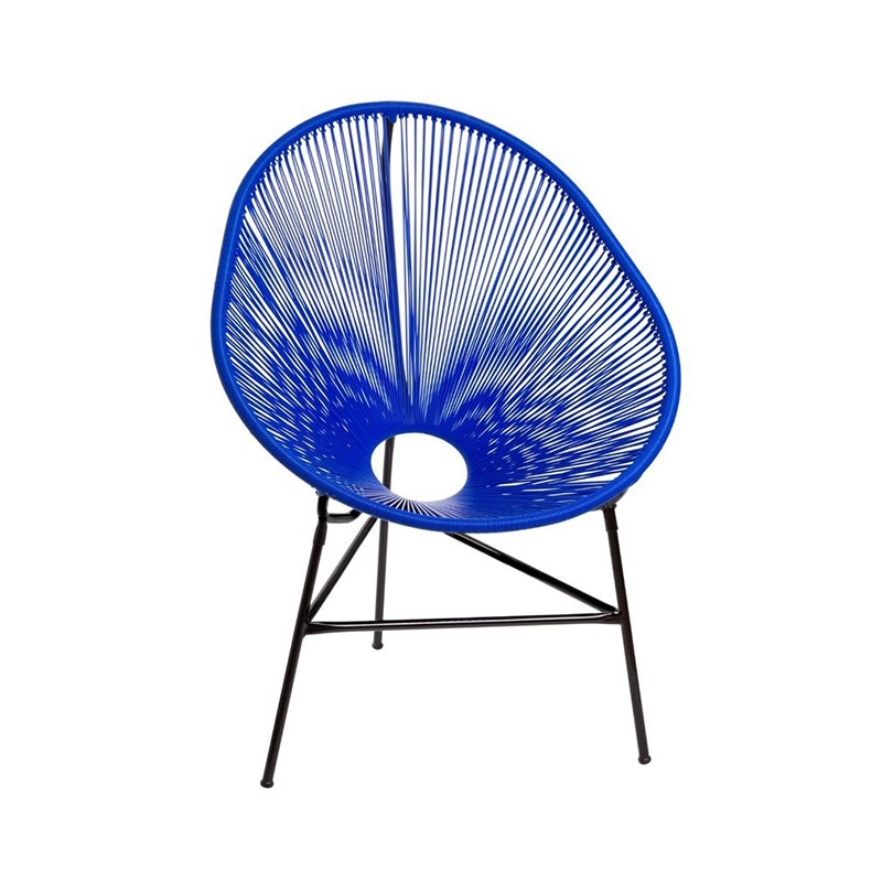 Cadeira Durango em Fibra Sintética - Azul Bic