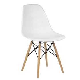 Cadeira Eames Wood - Branco