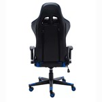 Cadeira Gamer Ghost C/ Base de Nylon - Preto e Azul
