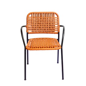 Cadeira Hidalgo em Corda Náutica - Terracota