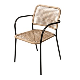 Cadeira Hidalgo em Fibra Sintética - Fendi Fosco