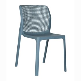 Cadeira Lumer em Polipropileno - Azul Sonho