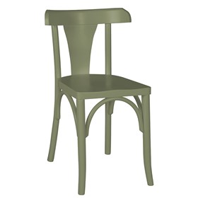 Cadeira Modri em Madeira Maciça - Cinza