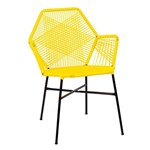 Cadeira Morelo em Fibra Sintética - Amarela