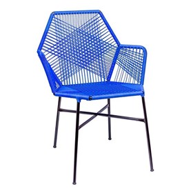Cadeira Morelo em Fibra Sintética - Bic Blue