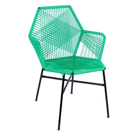 Cadeira Morelo em Fibra Sintética - Verde