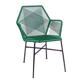 Cadeira Morelo em Fibra Sintética - Verde Musgo