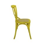 Cadeira Odense em Madeira Maciça - Amarelo