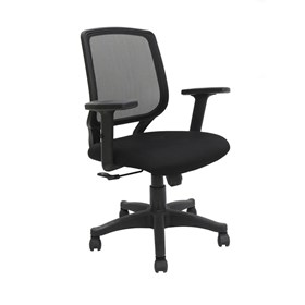 Cadeira Office Lingard C/Braços Ajustáveis em Polipropileno