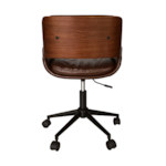 Cadeira Office Lombard C/ Revestimento em Poliuretano - Marrom Mocha