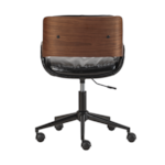 Cadeira Office Lombard C/ Revestimento em Poliuretano - Preto