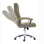 Cadeira Office Prince C/ Revestimento em Couro Ecológico - Fendi