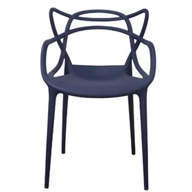 Cadeira Paradise Em Polipropileno - Azul Marinho