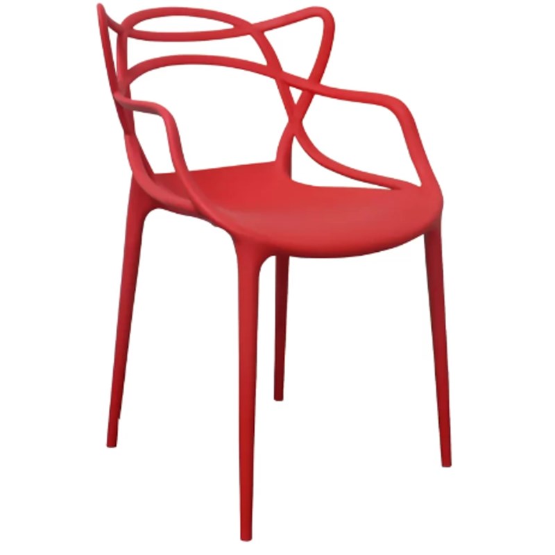 Cadeira Paradise Em Polipropileno - Vermelho